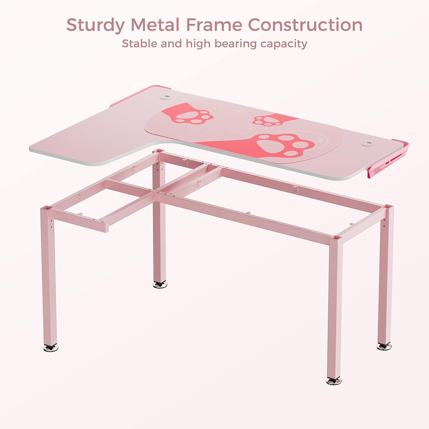Pink Gaming Desk
